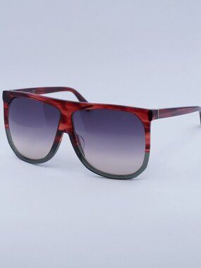 Loewe LW40001F 68B Filipa Sunglasses Red/Grey Square Frame,Grey Gradient Lenses